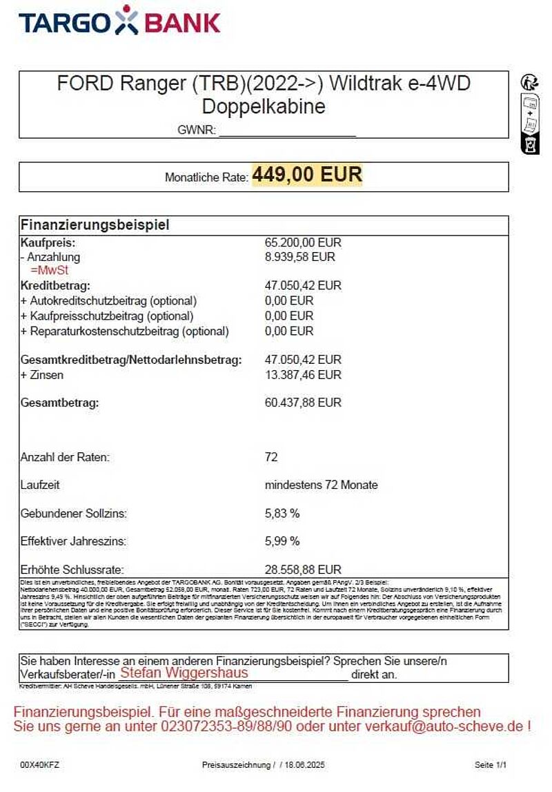 Ford Ranger Wildtrak V6 3.0 el. Rollo+360'-Kamera+Totwinekl+B&O+++